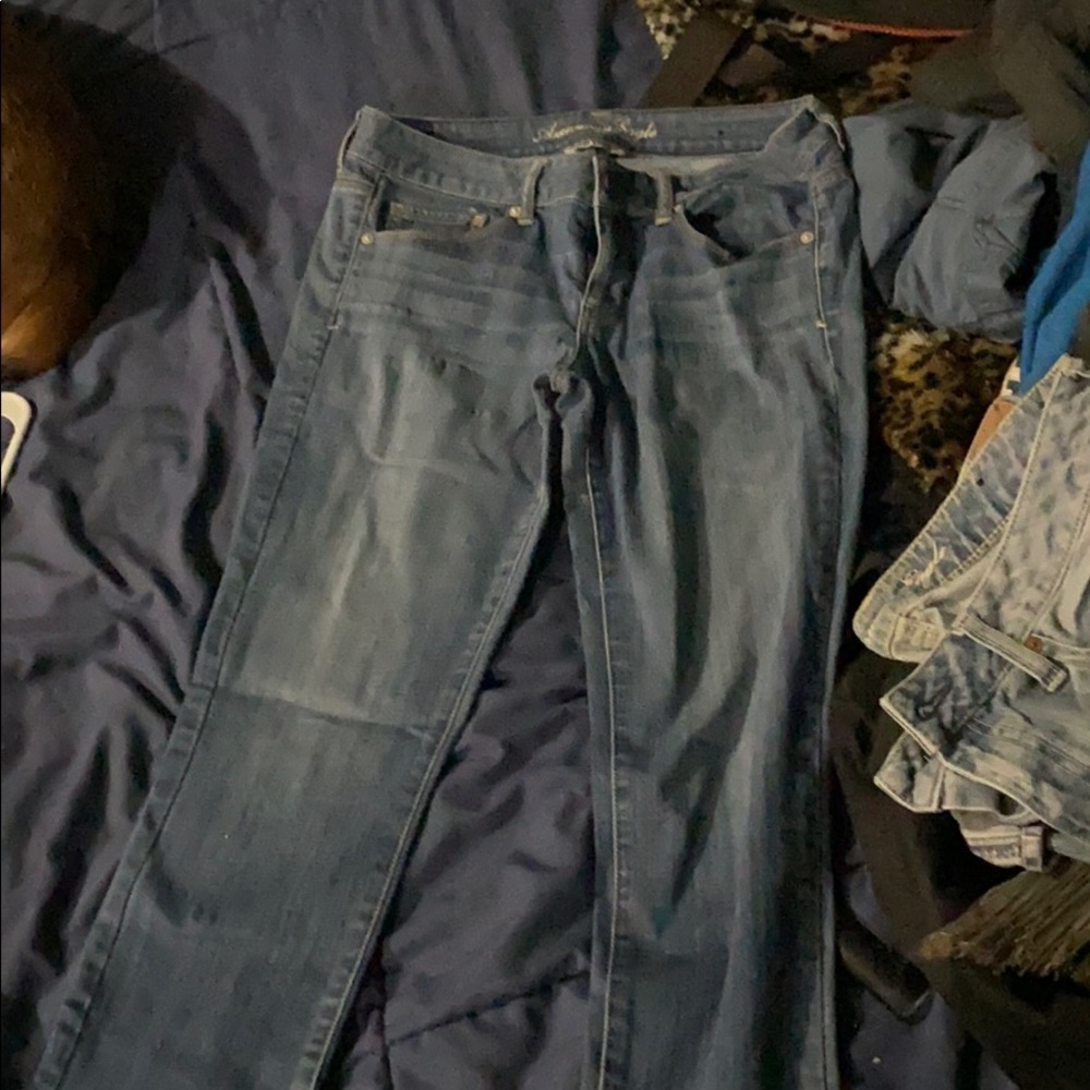 Sz 10 AE skinny super stretch jeans